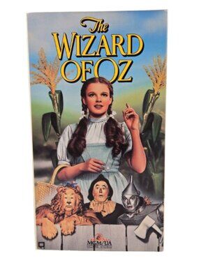 Vintage VHS Wizard of Oz MGM 1991 Judy Garland Musical Fantasy Movie